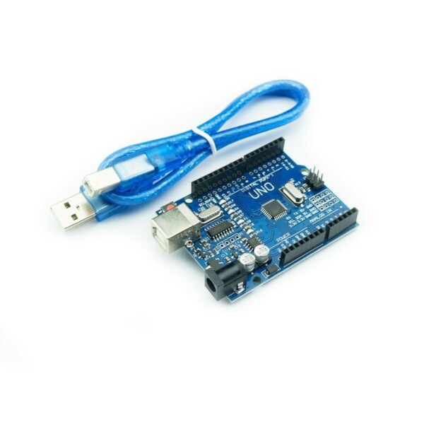 Arduino Uno v3 + USB Kablo - Görsel 2