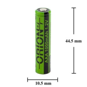 Orion 1.2V Ni-Mh AAA 1000 mAh Şarj Edilebilir Pil - Görsel 3