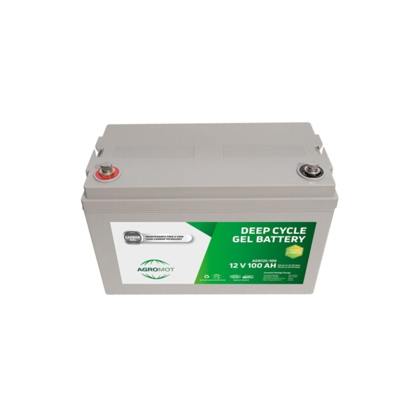 Agromot 12V 100 Amper Deep Cycle Nano Carbon Jel Akü