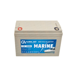 Global Akü - 12V 100 Ah VRLA Deep Cycle Marin Jel Akü
