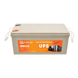 Global Akü - 12V 200 Ah AGM UPS Akü