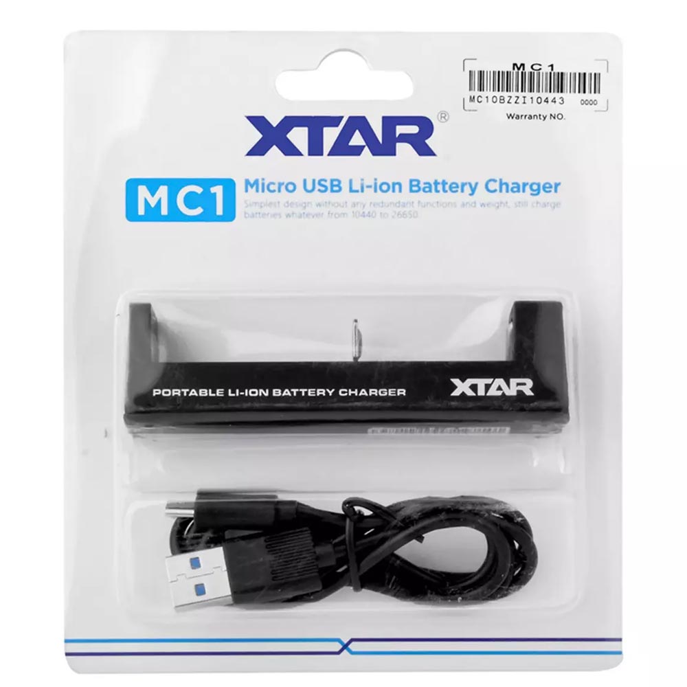 Xtar MC1 - Taşınabilir Li-ion Pil Şarj Cihazı - 1li