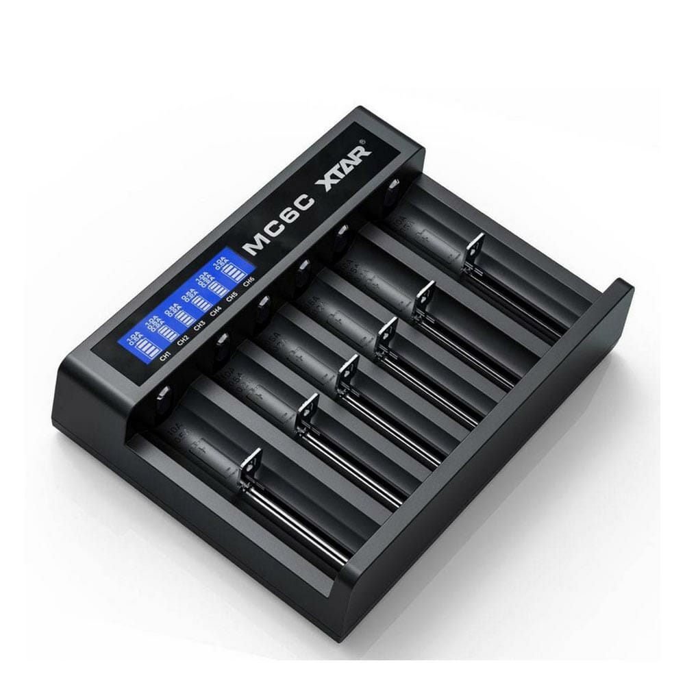 Xtar MC6C 6’lı Li-İon Pil USB Şarj Cihazı