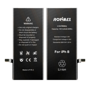 Rovimex Apple iPhone 8g Rovimex Yüksek Kapasite Batarya Pil