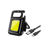 Yüksek Güçlü Led El Feneri USB Şarj Edilebilir Lamba Güçlü Manyetik COB Çalışma Işık Açık Kamp Ledi