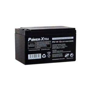 Power-Xtra 12V 14 Ah Elektrikli Bisiklet Aküsü (F6/Vidalı)
