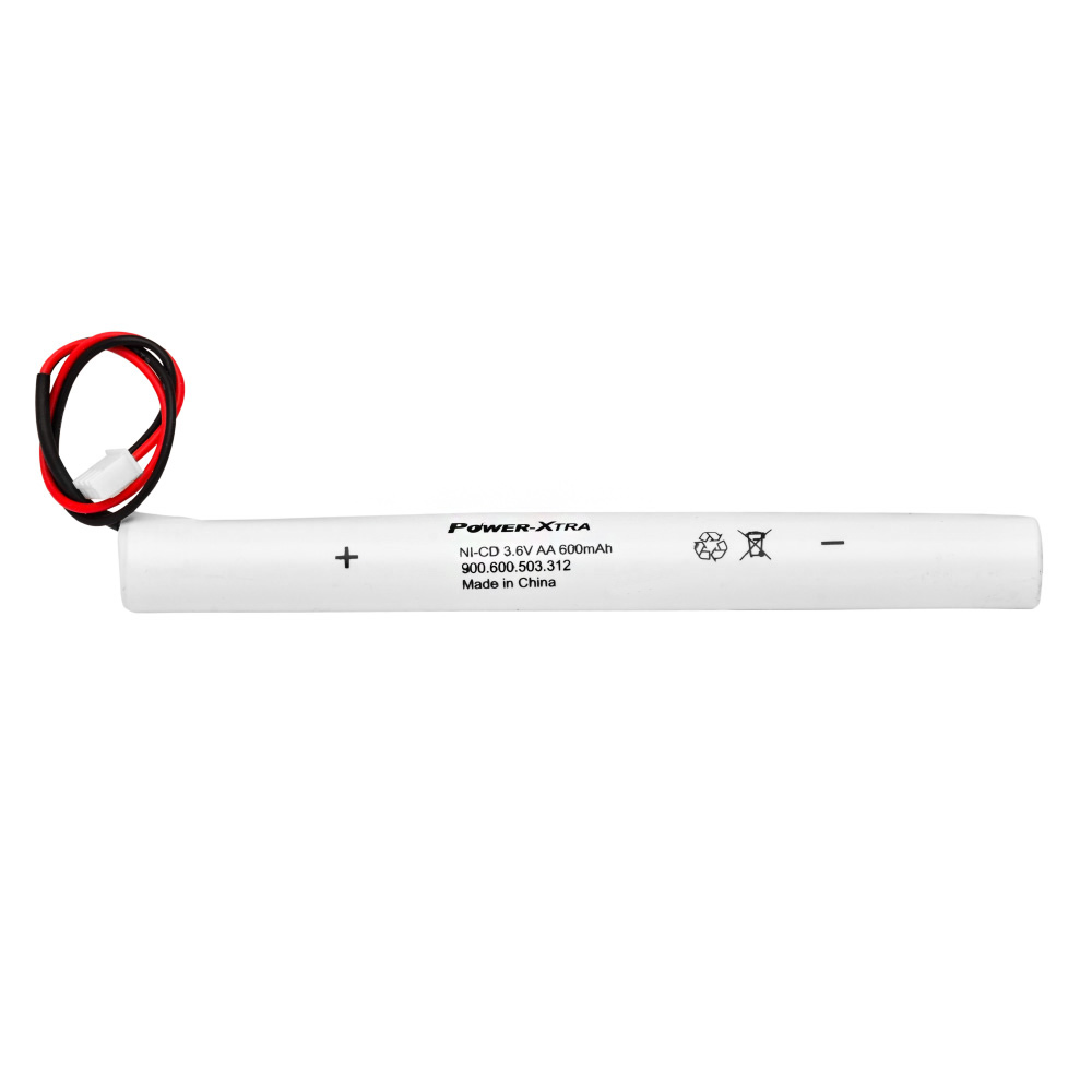 AA4FC1A8-CAD6-7D45-9207CF30826A7C8A.jpg Power-Xtra 3S1P - 3.6V 600 mAh AA - Ni-Cd Şarjlı Batarya- BRK24-Soketli-Öze - Görsel 1