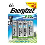 Energizer Alkalin Eco Advanced AA Kalem Pil 6'lı Paket