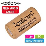 Orion 1.2V Ni-Cd SC 2200mAh Şarj Edilebilir Pil - HD