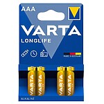 Varta 4103 Longlife Alkalin AAA İnce Kalem Pil 4'lü Paket
