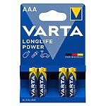 Varta 4903 Longlife Power Alkalin AAA İnce Kalem Pil 4'lü Paket