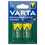 Varta 56714 Power 3000mAh C Şarj Edilebilir Orta Boy Pil 2'li Paket