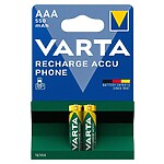 Varta 58397 Phone 550mAh AAA Şarj Edilebilir İnce Kalem Pil 2'li Paket