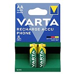 Varta 58399 Phone 1600mAh AA Şarj Edilebilir Kalem Pil 2'li Paket