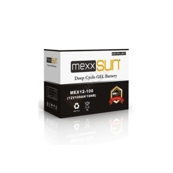 Mexxsun – 12V 100Ah Jel Akü (MEX12-100)