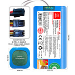 360 S10 5000mAh Pili Uyumlu Robot Süpürge Bataryası A5016BS-360-007