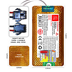 Tesvor X500 Pro 3200mAh Pili Therma Serisi Alev Geçirmez Kaplamalı Uyumlu Robot Süpürge Bataryası T.A3203BS-Tes-003 Sıra:489