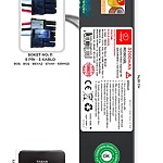 Xiaomi S10 B106GL 3200mAh Pili Uyumlu Robot Süpürge Bataryası B3211BB-Xia-018