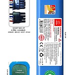 Xiaomi Vacuum Cleaner SDJQR02RR 6400mAh Pili Uyumlu Robot Süpürge Bataryası C6407BS-Xia-022