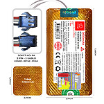 Yui C30B 2600mAh Pili Therma Serisi Alev Geçirmez Kaplamalı Uyumlu Robot Süpürge Bataryası T.A2604BS-Yui-001 Sıra:505