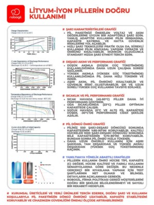 Arçelik RS 3121 2900mAh Pili Uyumlu Robot Süpürge Bataryası T2924BS-Arç-006 - Görsel 5