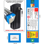 Corelli E-Rgo EFB4 36V 21Ah Uyumlu Bataryası Kutusuz Elektrikli Bisiklet Pili Li-ion Yedek Pil Paketi Cor.01M.10S6P.35BS