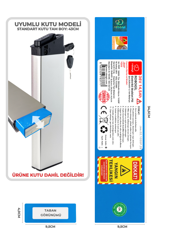 jeep-ydiii-36v-145ah-10s5p-uyumlu-elek-a086-f.png Jeep YDIII 36V 14,5Ah Uyumlu Bataryası Kutusuz Elektrikli Bisiklet Pili Li-ion Yedek Pil Paketi Jee.02.10S5P.29BS - Görsel 1