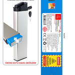 RKS RX5 36V 17,5Ah Uyumlu Bataryası Kutusuz Elektrikli Bisiklet Pili Li-ion Yedek Pil Paketi Rks.02.10S5P.35BS