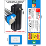 Soultech EBK03 36V 19,2Ah Uyumlu Bataryası Kutusuz Elektrikli Bisiklet Pili Li-ion Yedek Pil Paketi Sou.05M.10S6P.32BS