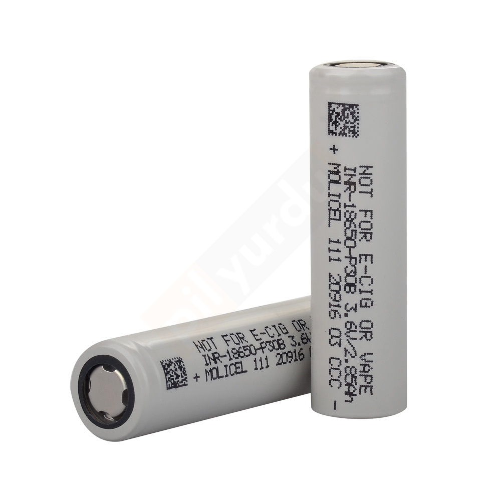 molicel-18650-30a-3000mah-30b-pilyurdu Molicel INR-18650-P30B - 3.7V 3000 mAh Li-ion Şarjlı Pil - 30A
