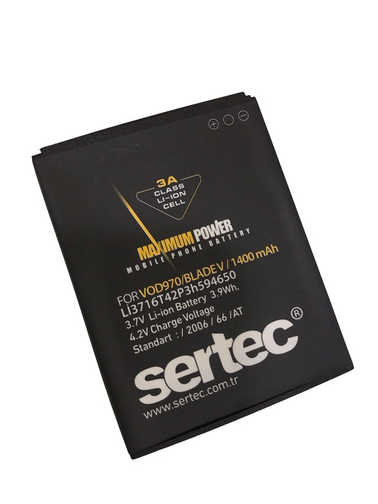 VOD97020-20BLADEV.jpg SERTEC - VODAFONE - VOD-970 / BLADE-V Uyumlu Batarya - Görsel 1